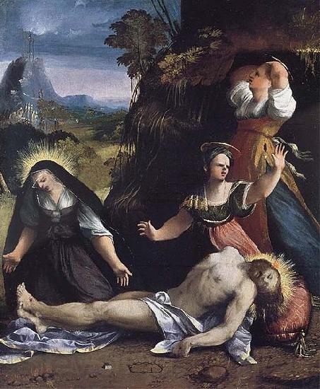 Dosso Dossi Lamentation over the Body of Christ by Dosso Dossi Norge oil painting art